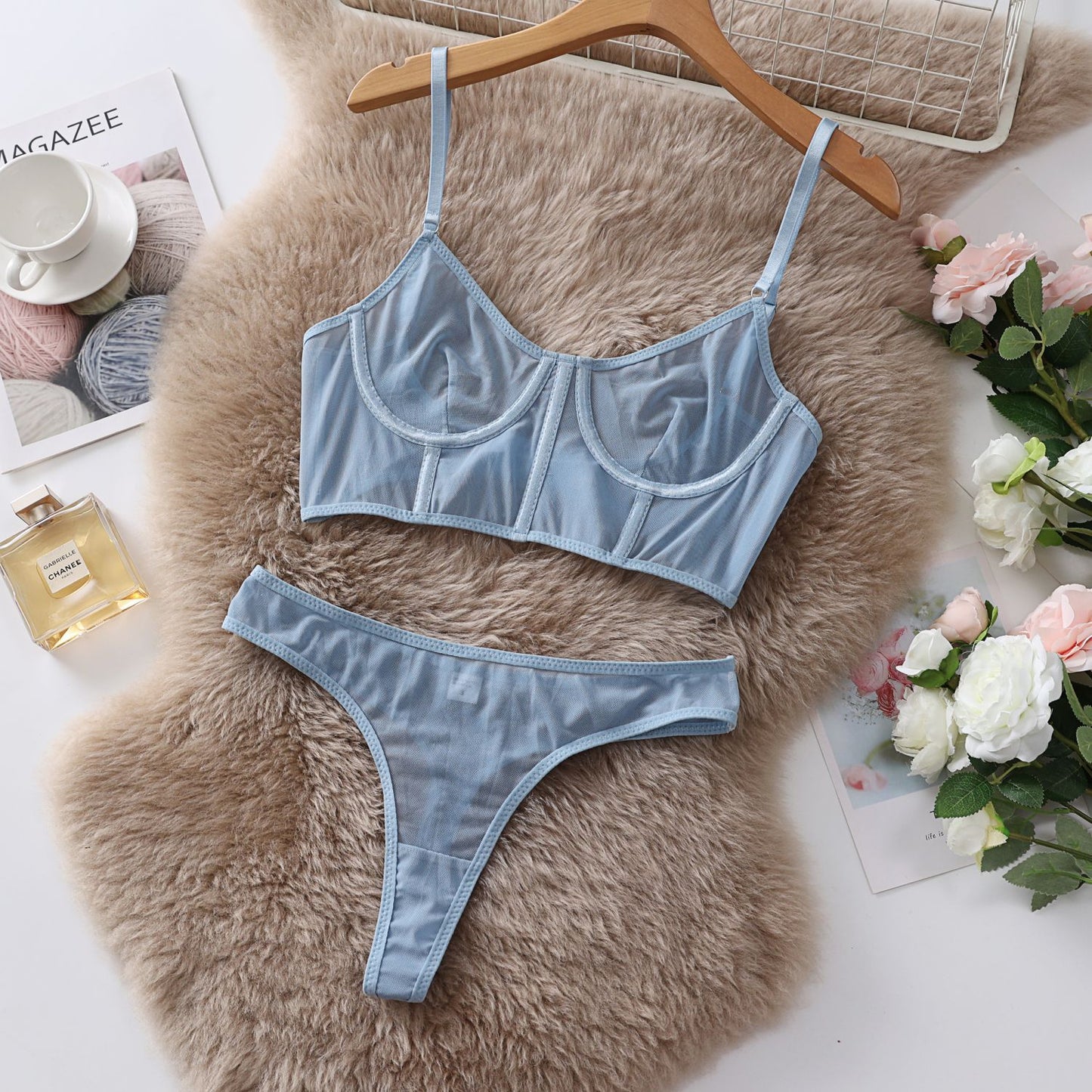 Sultry Seductive 2pc. Lingerie Set - Animal Print & Sexy Color Options 🌈 💝