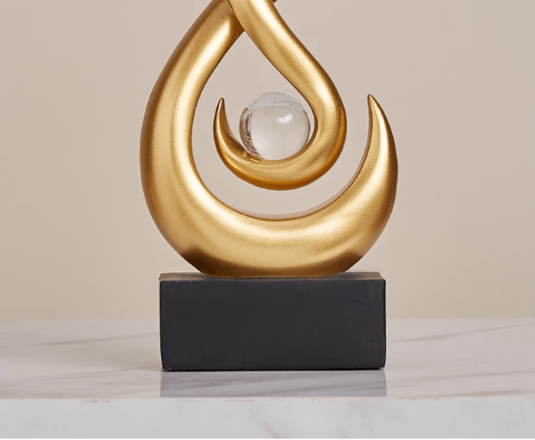 Resin Wine Cabinet Decorations - High-end Luxury Popular for Living Room, TV Cabinet, Office & Home Accessories