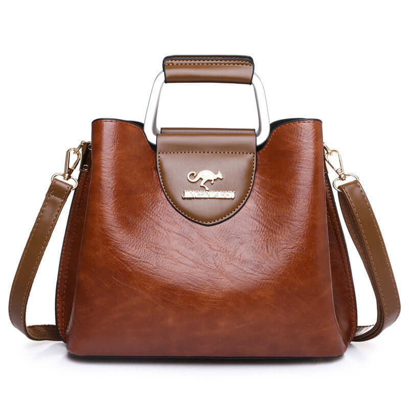 Women's Unique Design Shoulder Tote Bag - Large Capacity & Reinforced Double Handle 👜