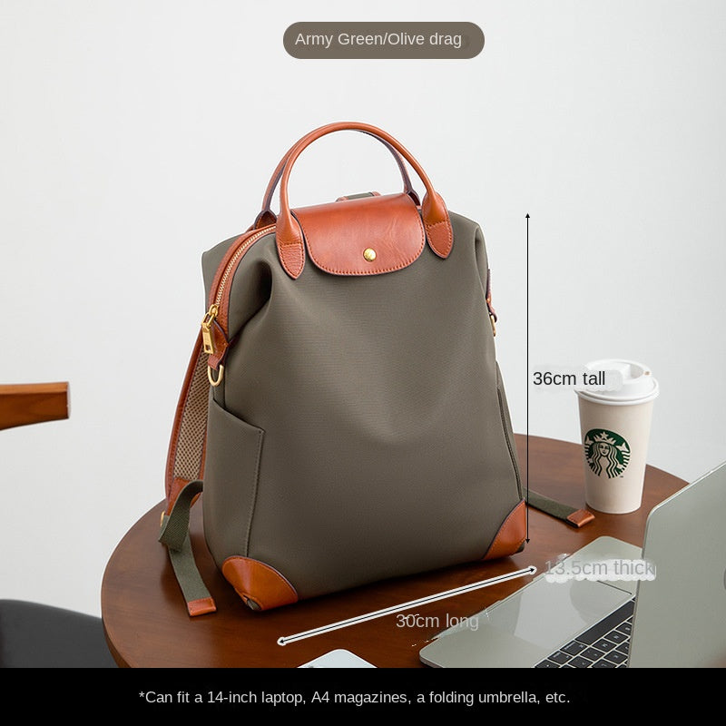 Stylish Top-Quality Nylon Backpack 🎒 Large Capacity, Lightweight, Durable for Business Travel & Daily Commute