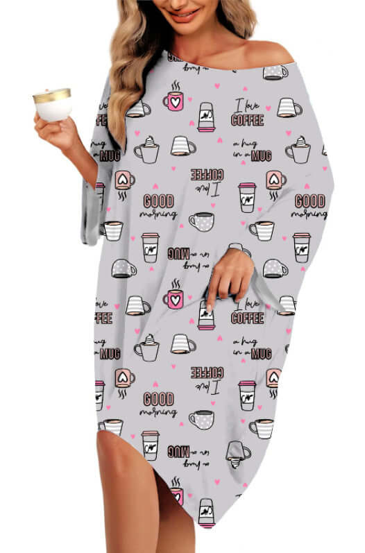 Women's Fun Graphic Pattern T-shirt Sleepwear - 10 Loose Fit Comfy Nightwear Options 😴