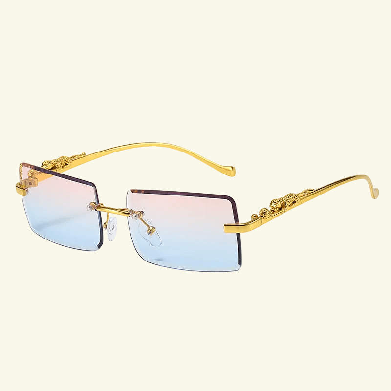Chic Fashion Trendy Rimless Square Sunglasses 😎 Anti-Glare UV 400 Protection