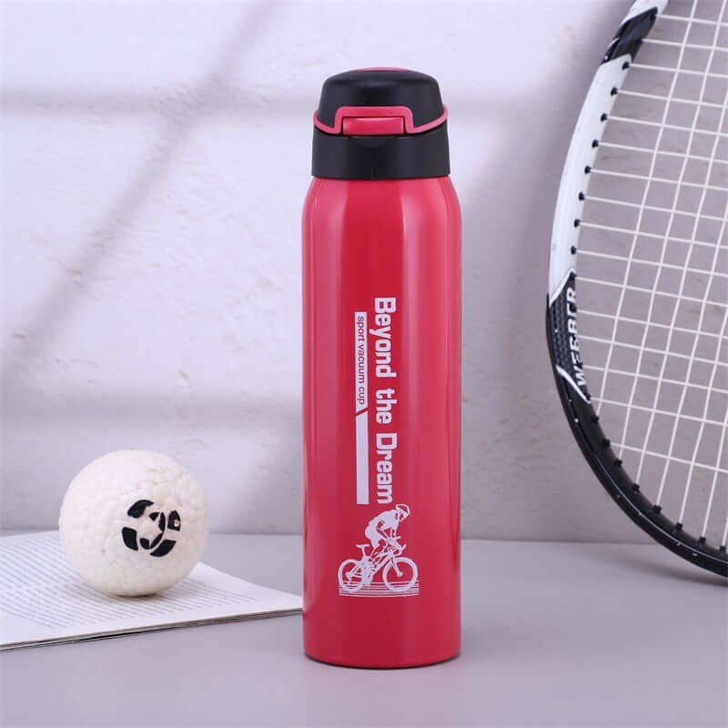 Chic Durable Insulated Stainless Steel Sports Bottle with Handle and 6-12 Hour Insulation Performance