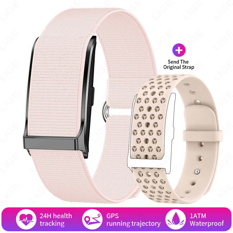 Chic Design Smart Watch - Health Monitoring Screenless Design, Ultra Long Battery Life, Smart Voice Assistant