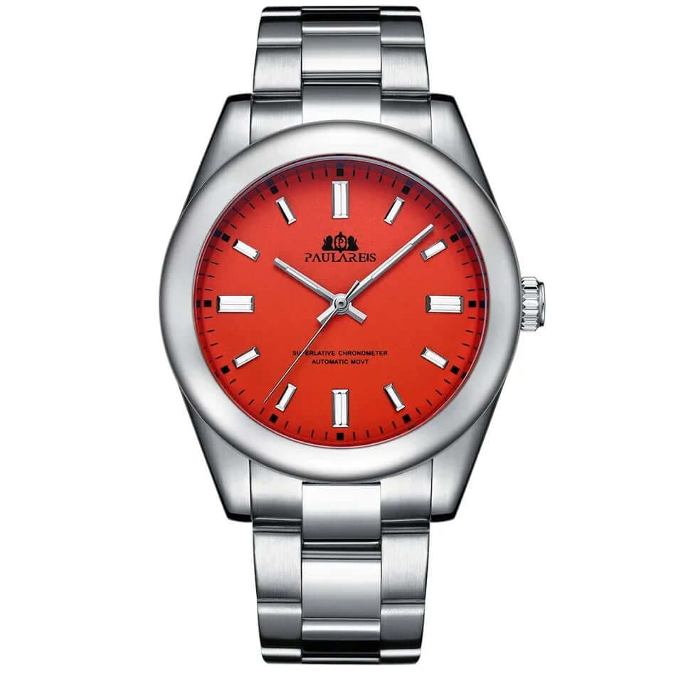 Men's Luxury Automatic Mechanical Watch - Solid Stainless Steel Strap in 7 Color Options 🌈