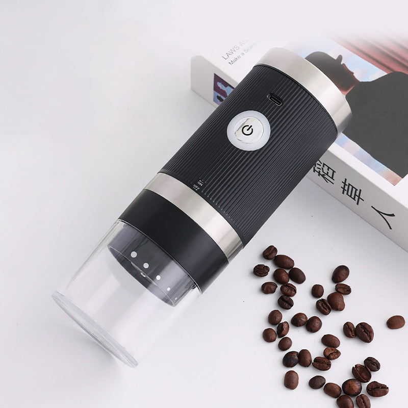 Sleek Hip Design Coffee Bean Grinder ☕️ Portable Electric USB Rechargeable Low Noise Grind 🔇