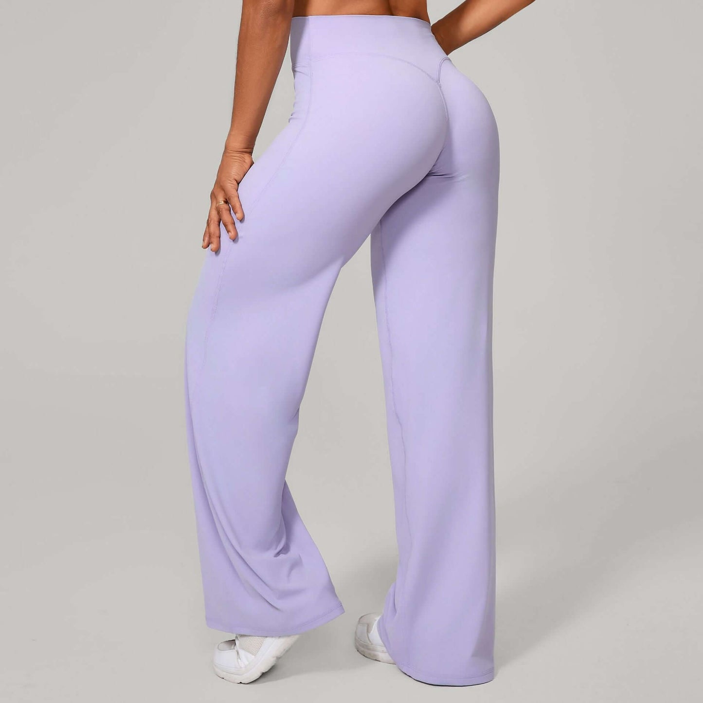 Women's High-Waisted Straight Leg Yoga Pants - Chic Sports Fashion in Massive Color Selection ! 🌈