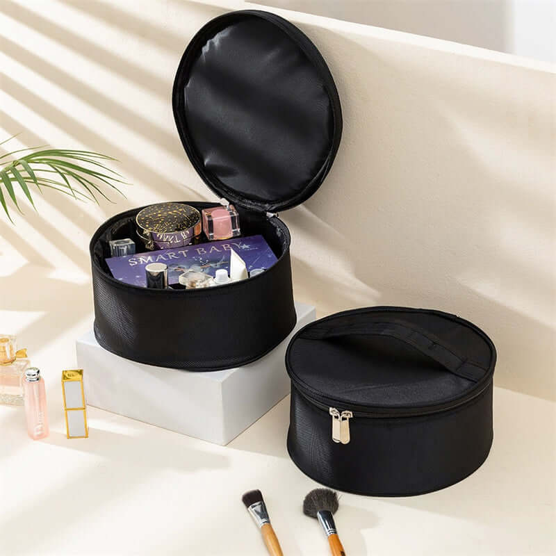 Hip Design Circle Cosmetic Bag - Large Capacity Storage and Commuter Tote ❣️
