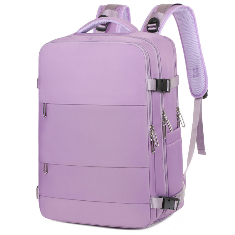 Foldable Waterproof Oxford Cloth Backpack - Large Capacity with Independent Shoe Storage in 5 Hip Colors 🌈