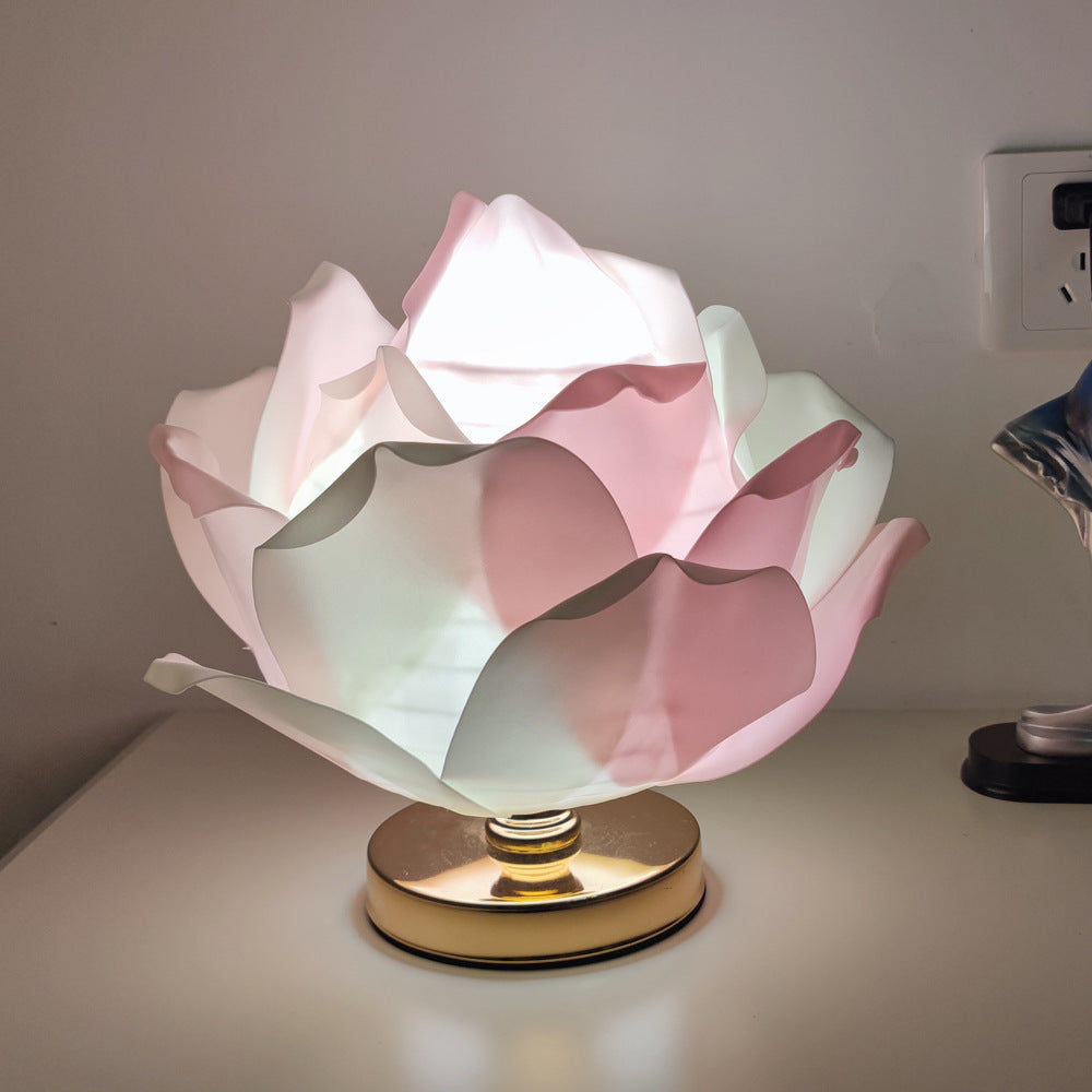 Absolutely Gorgeous Large Lotus Flower Lamp - Romantic Bedside & Wedding Decor 🪷😍 STUNNING !