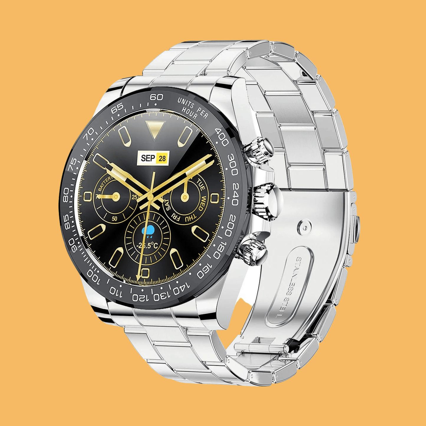 Fashion Smart Watch - Heart Rate, Sleep Monitoring, Sports Functions, Long battery Life Bluetooth Calling