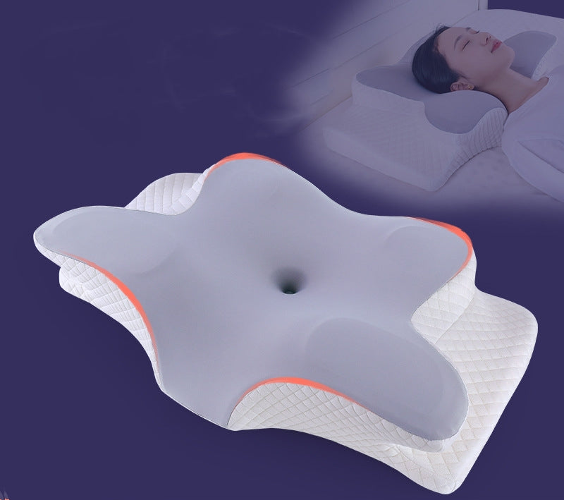 Ergonomic Cervical Pillow For Sleeping Well 😴 Orthopedic Support, Odorless, Contoured Neck Pain Memory Foam