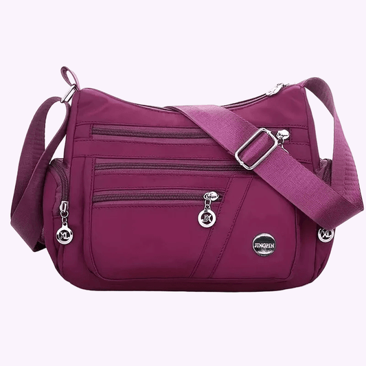 Multi-compartment Single-Shoulder Crossbody Handbag - Lightweight Large-capacity in Cool Colors 🌈