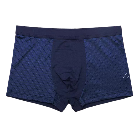 Men's Solid Ice Silk Antibacterial Underwear - Popular Sporty Breathable Comfort 🩳