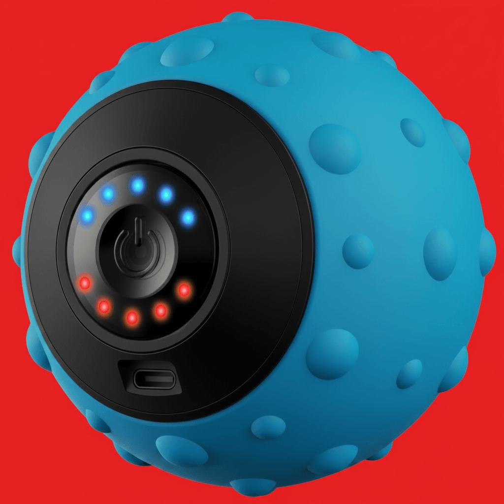 Vibrating Massage Ball - Water & Sweat Proof Electric Fascia Ball + Muscle Relaxation Massager