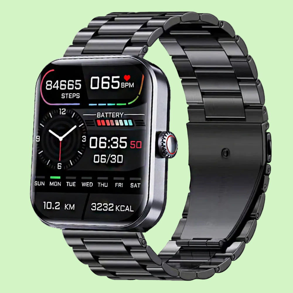 Chic All-in-One Smart Watch with Advanced Health Monitors