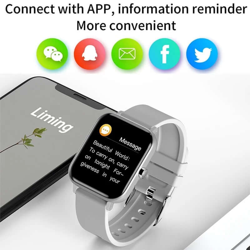 Endless Features Bluetooth Calling Smart Watch - Full Touch Bracelet All Fitness Features + Calling & Social Media 🤓