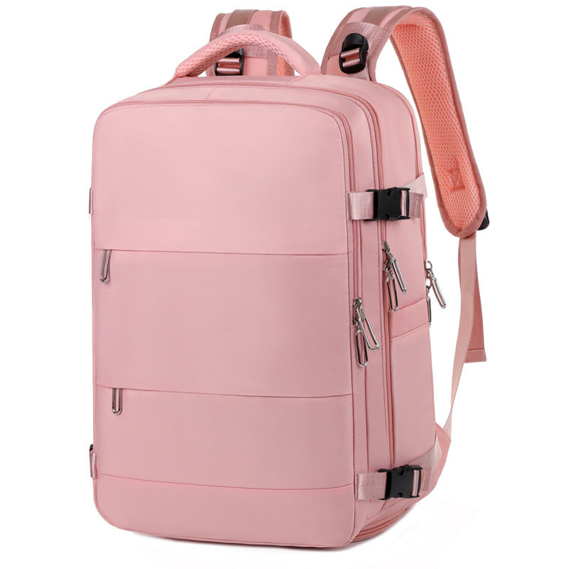Foldable Waterproof Oxford Cloth Backpack - Large Capacity with Independent Shoe Storage in 5 Hip Colors 🌈