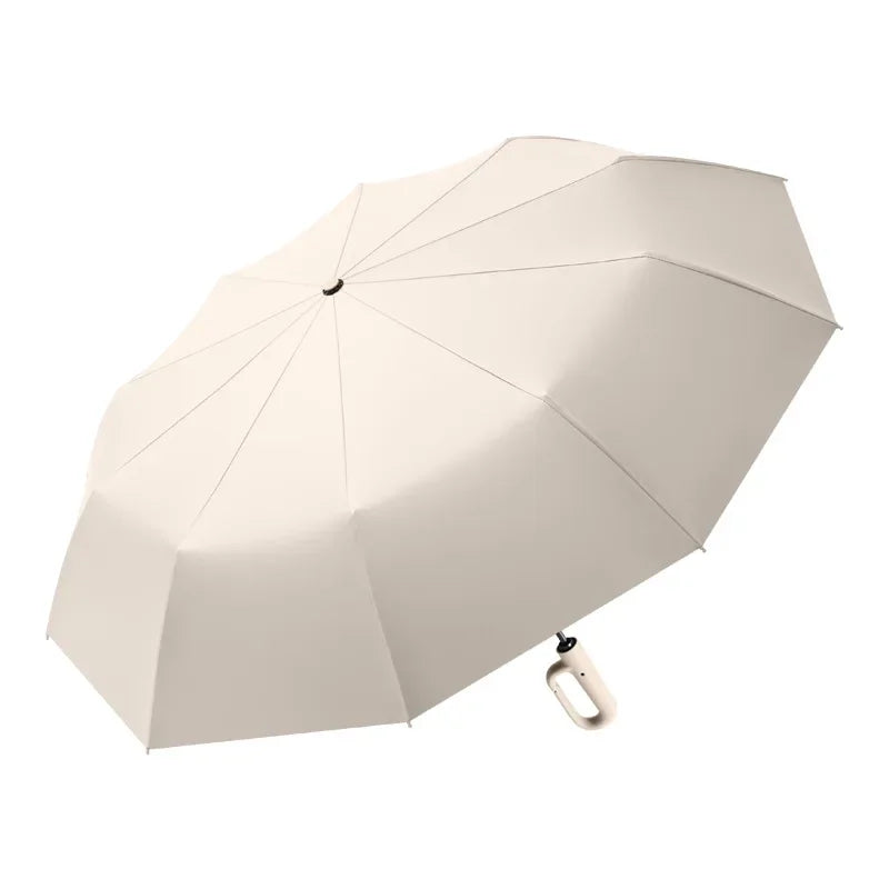Unisex Folding Sunshade Umbrella - Automatic Ring Umbrella Rain and UV Sun Protection