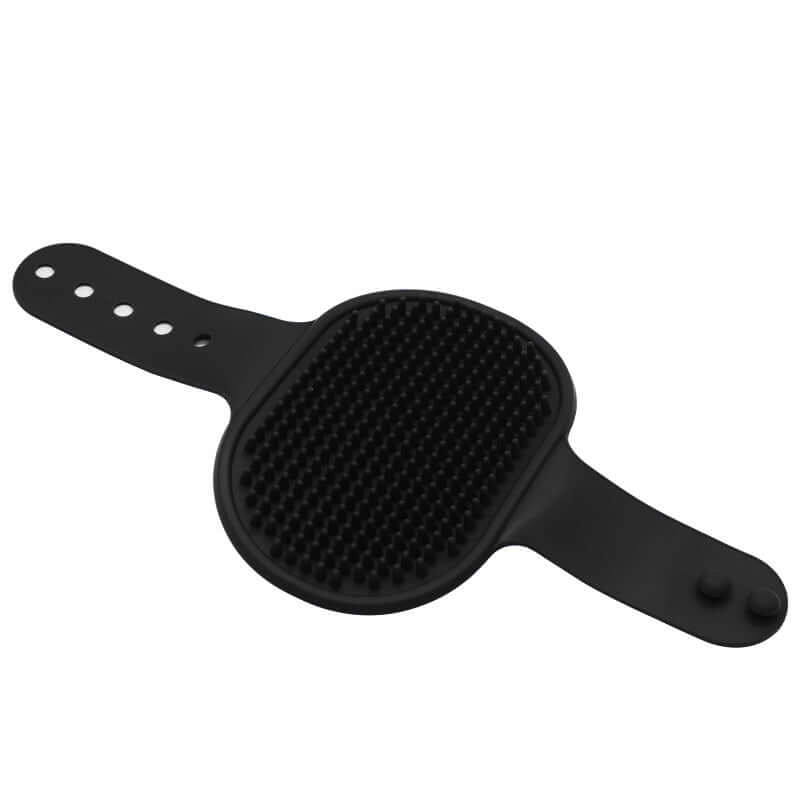Soft Rubber Silicone Dog & Cat Pet Bathing and Massage Brush with Hand Grip 🦮🐈‍⬛️