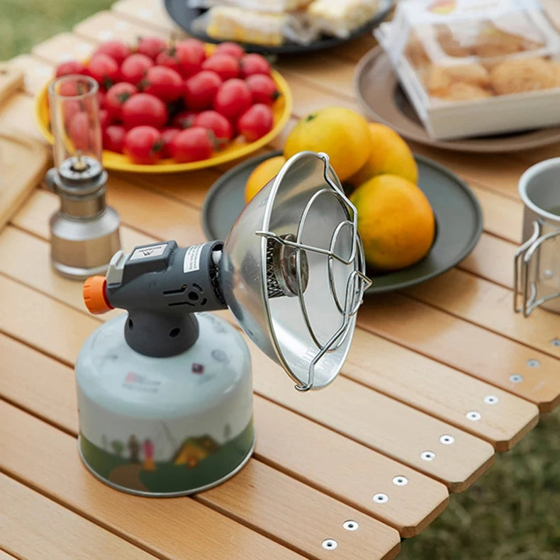 Outdoor & Camping Gas Heater and Warmer - Portable Piezo Ignition, Carry Case Included