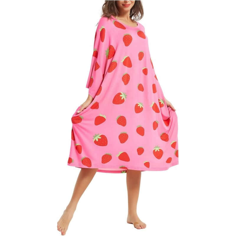 Women's Fun Graphic Pattern T-shirt Sleepwear - 10 Loose Fit Comfy Nightwear Options 😴