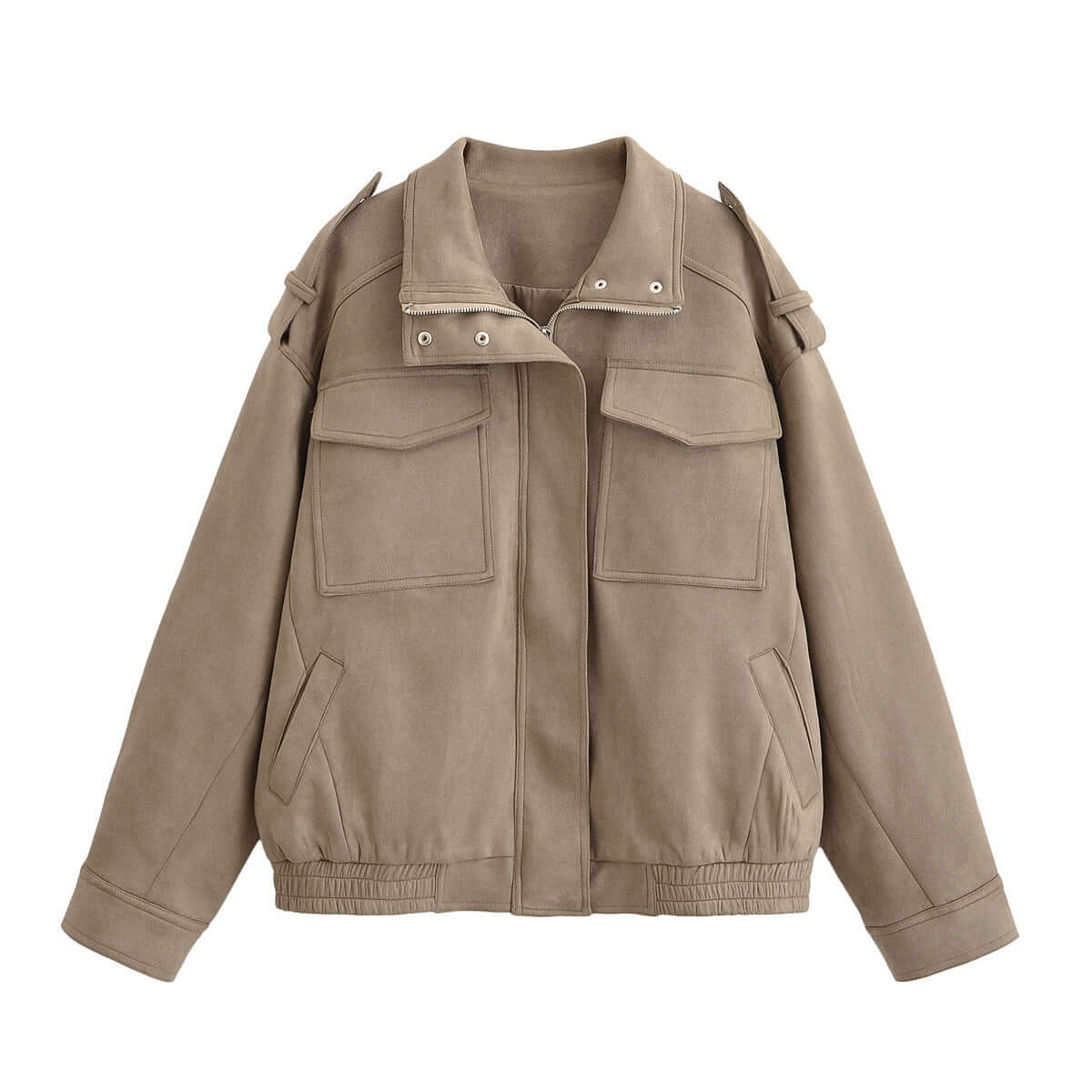 Unisex Classy Jacket - Luxurious Suede Textured Warmth with Great Pockets ! ♨️