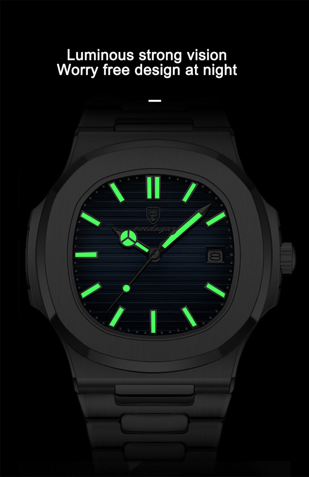 Swiss Night Luminous Ultra-thin Men's Quartz Watch 🌗