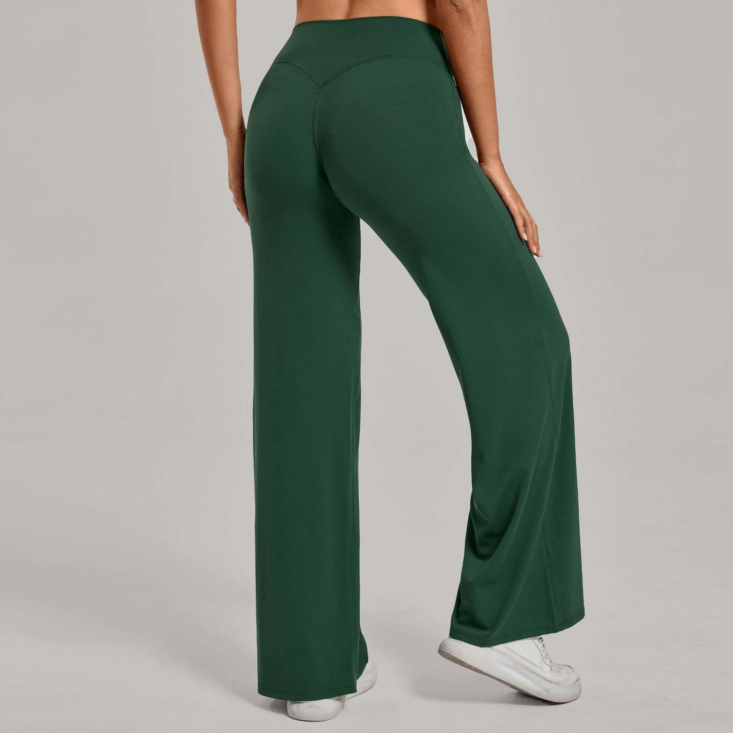 Women's High-Waisted Straight Leg Yoga Pants - Chic Sports Fashion in Massive Color Selection ! 🌈