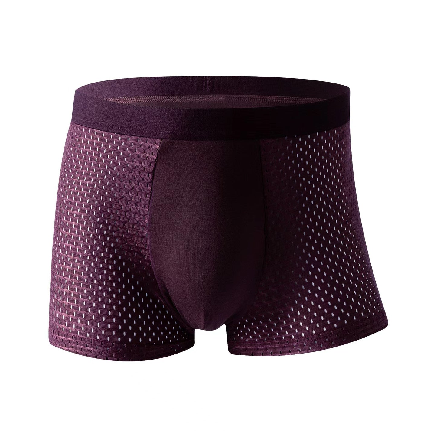 Men's Solid Ice Silk Antibacterial Underwear - Popular Sporty Breathable Comfort 🩳