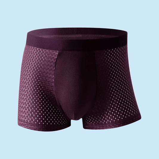 Men's Solid Ice Silk Antibacterial Underwear - Popular Sporty Breathable Comfort 🩳