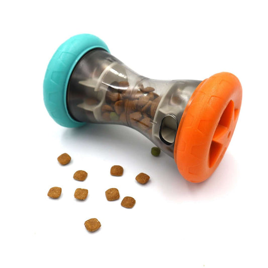 Pet Food Dumbbell Dog Toys - Slow Food Leakage - Training and Interactive Fun 🐕‍🦺