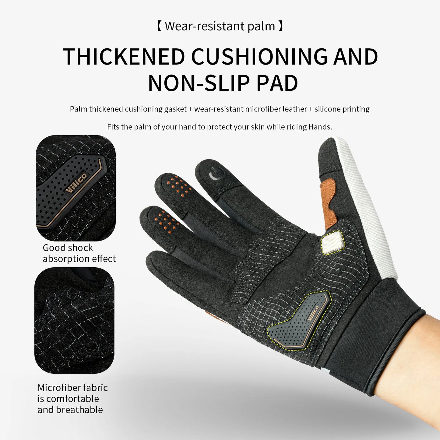 Outdoor Sports & Motorcycle Gloves 🧤 Durable, Warm, Anti-Slip & Shock-absorbing + Touch Screen Sensitivity