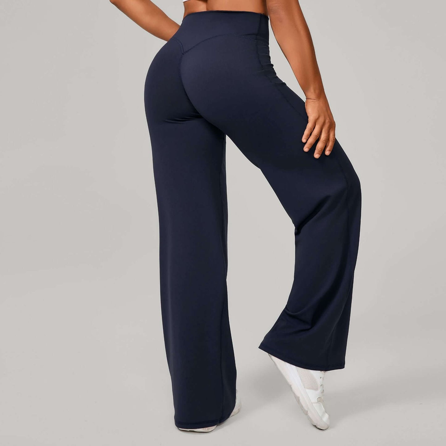 Women's High-Waisted Straight Leg Yoga Pants - Chic Sports Fashion in Massive Color Selection ! 🌈