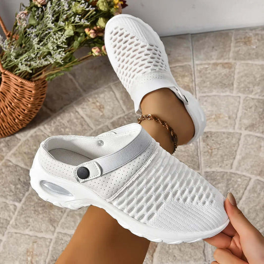 Women's Sporty Sneakers - Unique Fashion 🤩 Breathable Mesh Round Toe
