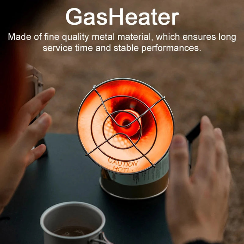 Outdoor & Camping Gas Heater and Warmer - Portable Piezo Ignition, Carry Case Included