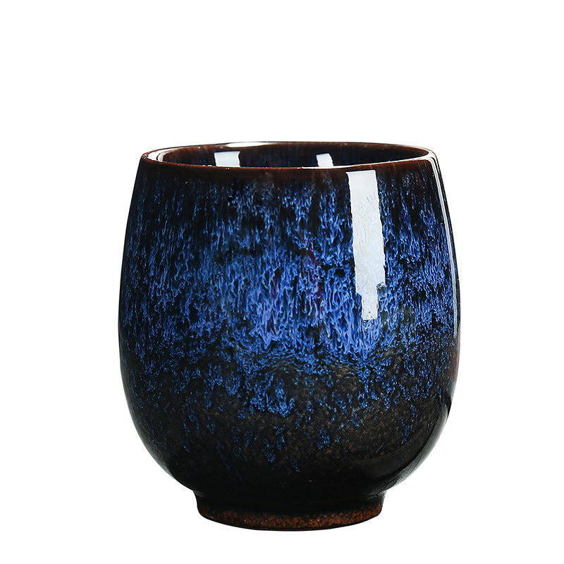 Gorgeous Ceramic Kung Fu Tea Cup 150ml. - Single Serve Cup, Tenmoku Jian Zhan, Yohen Master Tea Cup/Bowl