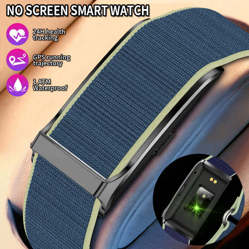Chic Design Smart Watch - Health Monitoring Screenless Design, Ultra Long Battery Life, Smart Voice Assistant