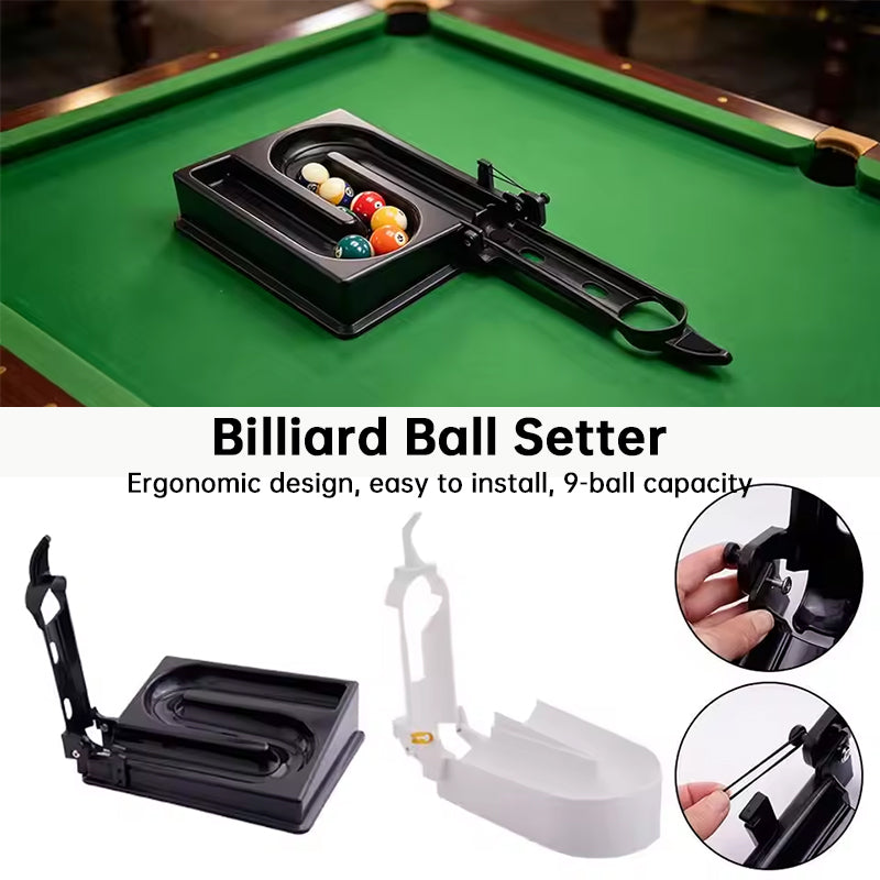 Creative Design Pool Ball Alignment Stand - Portable Snooker Training Aid & Billiard Holder