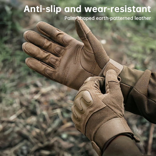 Men’s PRO Tactical Gloves – Durable Full Finger, Anti-Slip, Field Grade and Mission Ready ! 💪