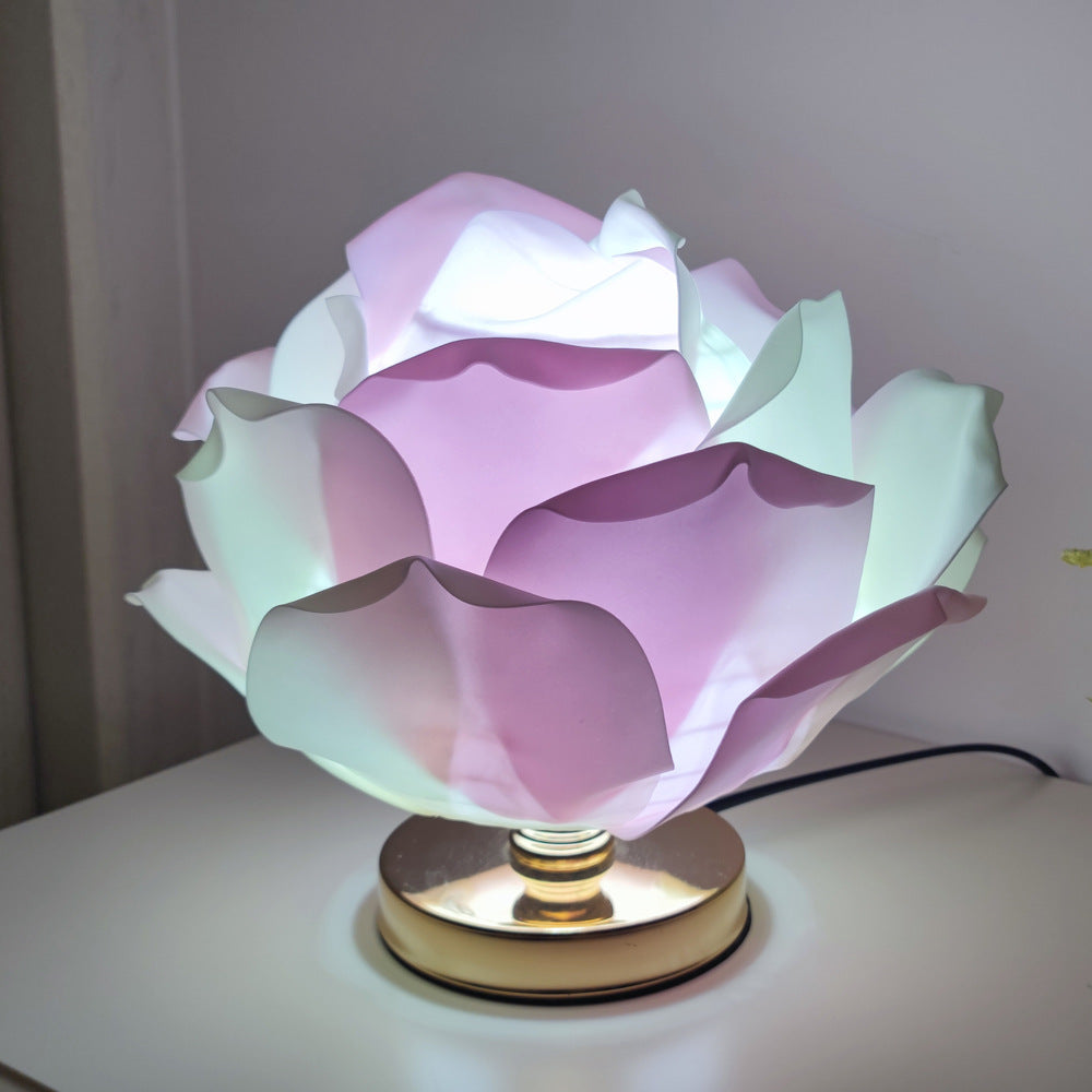 Absolutely Gorgeous Large Lotus Flower Lamp - Romantic Bedside & Wedding Decor 🪷😍 STUNNING !