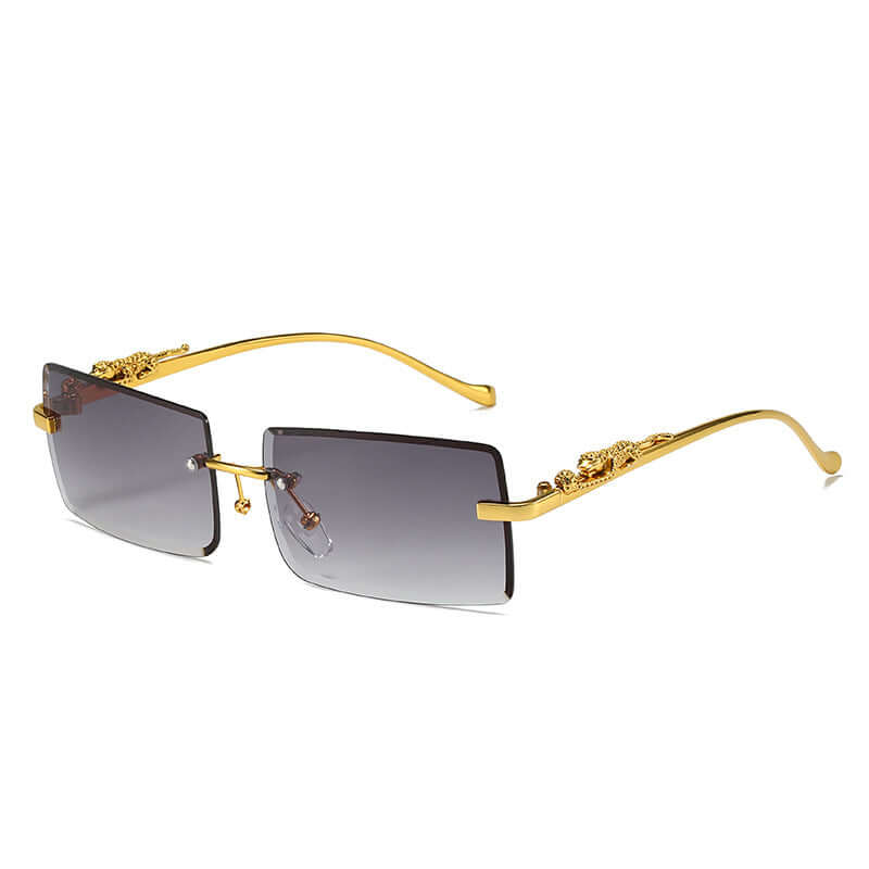 Chic Fashion Trendy Rimless Square Sunglasses 😎 Anti-Glare UV 400 Protection