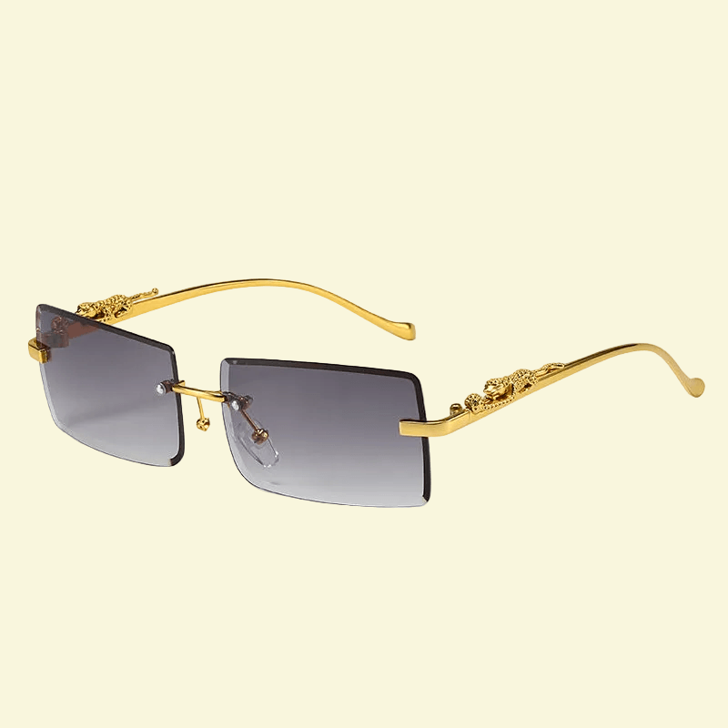 Chic Fashion Trendy Rimless Square Sunglasses 😎 Anti-Glare UV 400 Protection