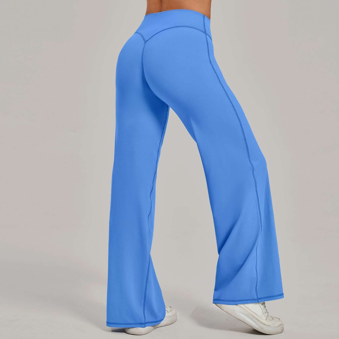 Women's High-Waisted Straight Leg Yoga Pants - Chic Sports Fashion in Massive Color Selection ! 🌈