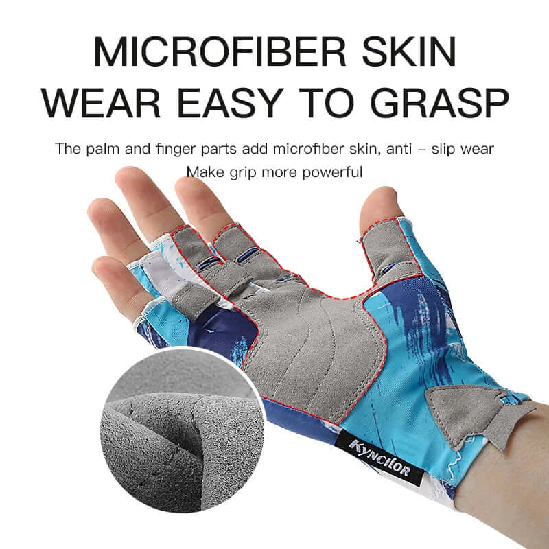 Unisex Fishing & Sailing Gloves - Non-Slip Half-finger UV Protection Lightweight Breathable Outdoor Sports 🐠