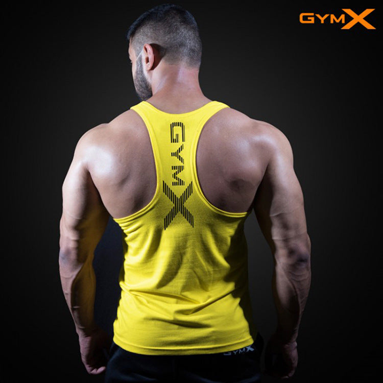 Men's Popular Fitness Tank Top - Printed Gym X Graphic Quick Drying 💪
