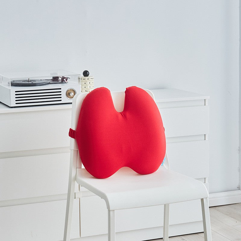 Extra Dense Lumbar Pillow - Patented Ergonomic Multi-Region Firm Back Support for Lower Back Pain