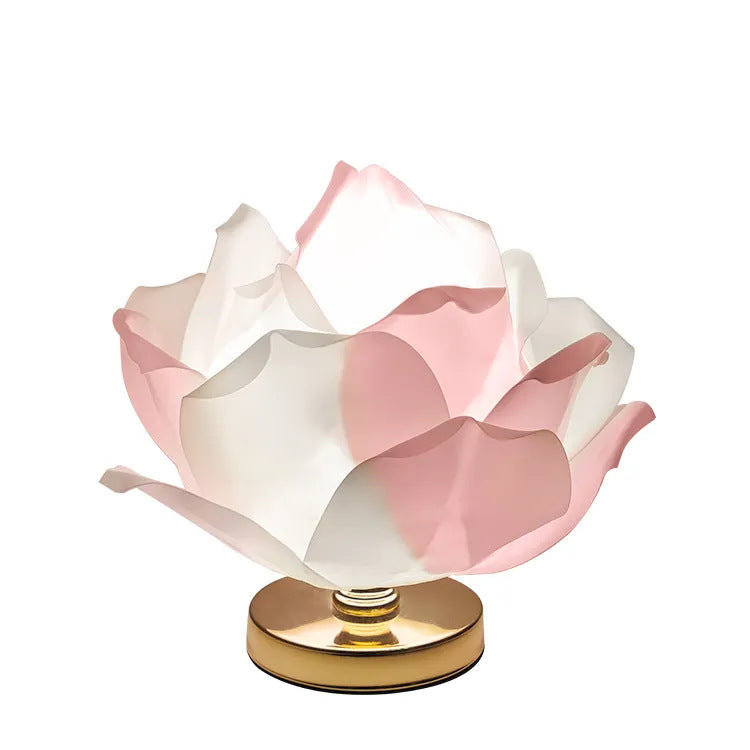 Absolutely Gorgeous Large Lotus Flower Lamp - Romantic Bedside & Wedding Decor 🪷😍 STUNNING !