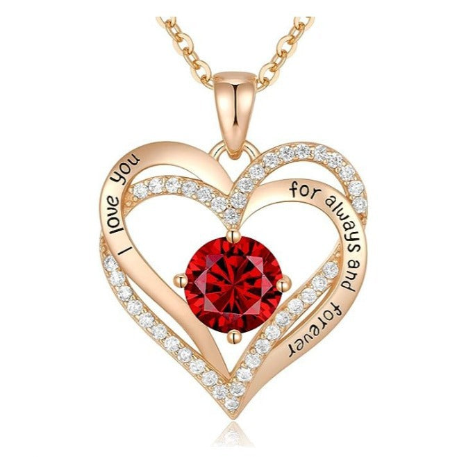 Stunning & Luxurious Women's Pendant Necklace - Rose Gold & Silver High-quality Keepsakes