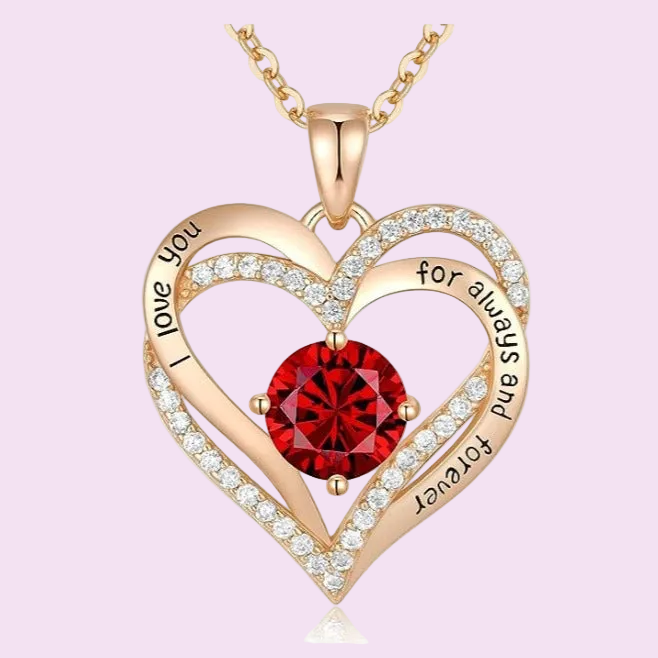 Stunning & Luxurious Women's Pendant Necklace - Rose Gold & Silver High-quality Keepsakes